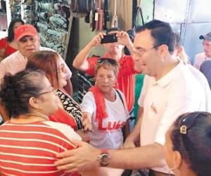 Luis Zelaya estuvo en Choloma y San Pedro Sula.