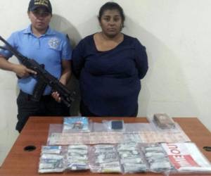 Leydys Juanes Almendárez ha sido remitida a la Fiscalía del Ministerio Público por los delitos de tráfico de estupefacientes y asociación ilícita.