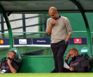 Guardiola había dicho y repetido antes del partido que había que desconfiar del Lyon, que era un equipo mejor de lo que indicaban algunos comentarios. Foto: AFP