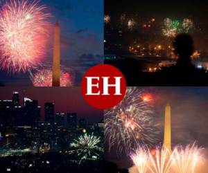 En medios de fuegos artificiales, Estados Unidos celebró el 4 de julio, Día de la Independencia.