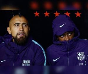 Con fuertes palabras Arturo Vidal se refirió al delantero del fútbol Club barcelona, Ousmane Dembélé. Foto: AFP.