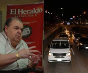 El empresario hondureño José Rafael Ferrari murió el miércoles a las 4:25 de la tarde en un vuelo comercial que se dirigía a Miami, Estados Unidos. La noche del jueves el cadáver de Ferrari llegó al Aeropuerto Internacional Toncontín, desde donde fue trasladado hasta la funeraria donde será velado. Fotos: David Romero/EL HERALDO.