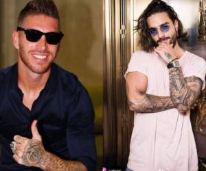 Ramos y Maluma han dado un paseo por el interior del Bernabéu.