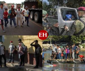 El gobierno mexicano dijo que no permitiría el 'ingreso ilegal' de caravanas de migrantes y ha desplegado a 500 agentes de inmigración a los estados fronterizos de Chiapas y Tabasco, hasta donde una buena parte de la caravana llegó y se encuentra apostada.