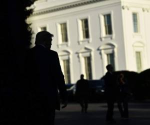 Donald Trump, presidente de los Estados Unidos, frenará las protestas con militares. Foto: Agencia AFP.