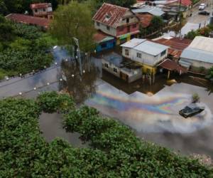 Así luce la zona de Izabal, Guatemala. AFP.