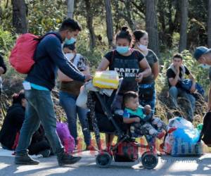 Niños, mujeres y hombres, de todas partes de Honduras, buscan una vida mejor en Estados Unidos. AP.