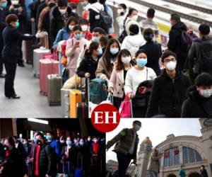 Este día se levantaron las restricciones impuestas hace más de dos meses que impedían abandonar la ciudad de 11 millones de habitantes, un paso clave para el fin de la crisis sanitaria en China. Fotos: AFP/AP.