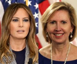 Al parecer Melania Trump y Mira Ricardel no tienen una relación muy cercana. Foto AFP