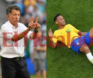 El timonel salió molesto con el accionar de Neymar. Foto AFP