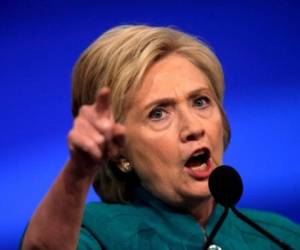 Hillary Clinton, excandidata presidencial demócrata. Foto AFP