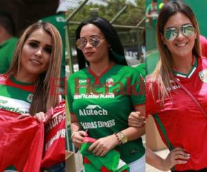 La belleza presente en el estadio Yankel Rosenthal, para ver Marathón vs Motagua en San Pedro Sula. (Fotos: EL HERALDO)