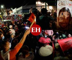 La presidenta electa de Honduras, Xiomara Castro, convocó para esta noche a una vigilia en los bajos del Congreso Nacional previo a la sesión preparativa y definitiva y en apoyo a Luis Redondo como presidente del Legislativo. Fotos: Emilio Flores/EL HERALDO.