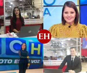 Desde la madrugada de este domingo, los presentadores de televisión vistieron sus mejores trajes para informar al pueblo hondureño sobre las elecciones generales que se desarrollan este 28 de noviembre.