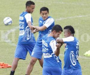 Andy Nájar se entrenó con la Selección de Honduras con mucha intensidad.
