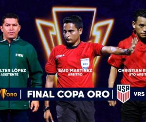 La Concacaf anunció que tres árbitros hondureños estarán a cargo del juego entre México y Estados Unidos.