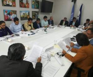 Los representantes se reunieron ayer en la sede de la ONU. Foto Cortesía ONU