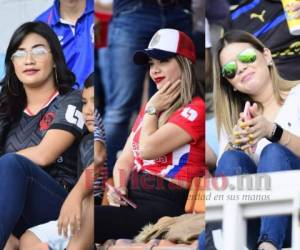 Bellas mujeres llegaron al Estadio Nacional de Tegucigalpa para presenciar el partido Olimpia- Marathón. Fotos: Ronal Aceituno/ EL HERALDO.