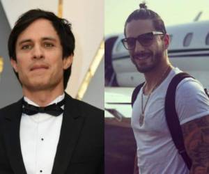 El actor mexicano Gael García Bernal y el cantante colombiano Maluma.