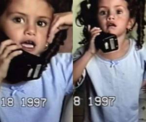 Selena Gómez habla por teléfono con su mamá y le cuenta sobre su día en la escuela. Foto captura Instagram @kicked2thecurbproductions