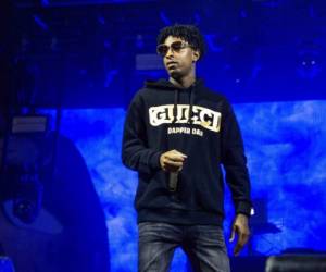 El rapero 21 Savage durante su presentación en el Voodoo Music Experience en City Park en Nueva Orleans en una fotografía del 28 de octubre de 2018.