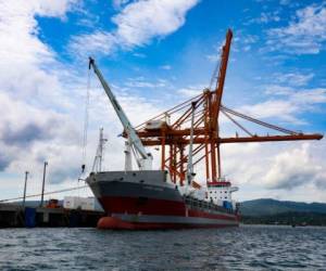 El buque, que navegó 20 días en alta mar después de zarpar del puerto de Derince en Liman, Turquía, el mes anterior, llegó el viernes a Puerto Cortés.