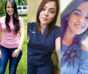 Andrea Denisse Borjas Henríquez, Gredis Pacheco y Kenia Victoria Paz Paz son las tres universitarias que fallecieron junto al empresario costarricense José Castro en un trágico accidente ocurrido la madrugada del domingo 23 de junio en Cucuyagua, Copán. Fotos: Cortesía Facebook.