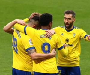 El delantero hondureño anotó su tercer tanto de la temporada en la Liga Santander. Foto cortesía @Cadiz_CF