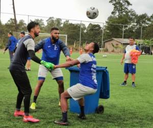 El futbolista de 24 años, que regresó a Olimpia tras su paso por el fútbol portugués en el último semestre. Foto: Fenafuth en Twitter.