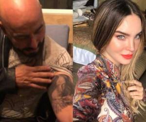 Lupillo Rivera se tatuó el rostro de Belinda cuando ambos eran coaches del programa 'La Voz'.