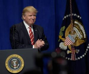 'La libertad, la seguridad y la justicia prevalecerán', agregó Trump. Foto: AP
