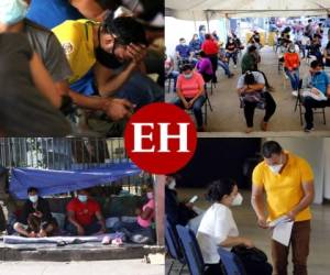 Faltan pocos días para que finalice el 2020 y la crisis generada por la pandemia del covid-19 en el sector sanitario de Honduras sigue profundizándose, a tal punto, que las salas de emergencias y triajes vuelven a verse colapsados. Fotos: Johny Magallanes/ Alex Pérez/ David Romero/ EL HERALDO.