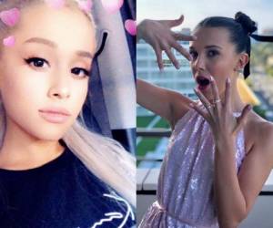 Ariana Grande no pudo quedarse callada al ver la foto.