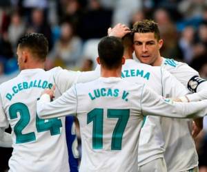 Benzema, Bales y Cristiano marcaron los goles del encuentro que le da una gran ventaja al Real Madrid. Foto: AFP
