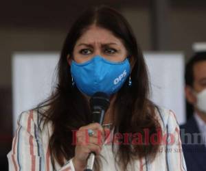 Piedad Huerta, representante de la OPS en Honduras, recomendó seguir usando la mascarilla, lavarse las manos y vacunarse. Foto: Jhony Magallanes/El Heraldo