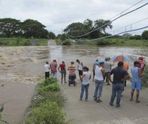 Las lluvias provocaron desastres en la Costa de los Amates, al sur de Honduras.
