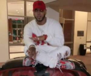 Captura de pantalla del video publicado por Anuel AA en su cuenta de Instagram.