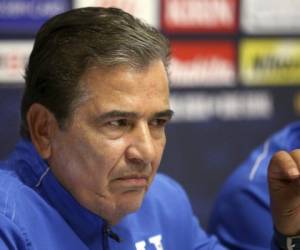 Jorge Luis Pinto, entrenador de la Selección Nacional de Honduras. (Foto: AP)