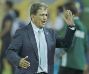 El entrenador de la Selección de Honduras, el colombiano Jorge Luis Pinto.