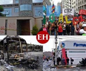 Saqueos, violentas protestas, incendios y detenciones se registraron un día después de que Evo Morales presentara su renuncia tras haber sido abandonado por las Fuerzas Armadas y la Policía. Fotos: AFP