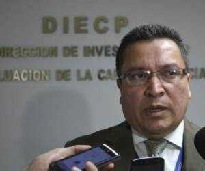 Orcar Armando Vásquez Tercero fue suspendido como director de la DIECP. (Foto: EL HERALDO Honduras)