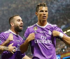 Cristiano Ronaldo mientras celebraba su gol ante la Juventus en la pasada final de la Champions League 2017. (Foto: Agencias/AP)