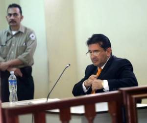 Marcelo Chimirri, exgerente de Hondutel durante una de las audiencias de su caso (Foto: EL HERALDO)