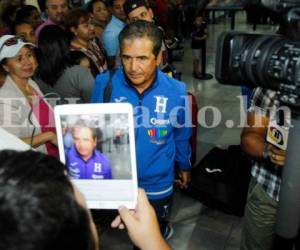 Jorge Luis Pinto, entrenador de la Selección Nacional de Honduras.