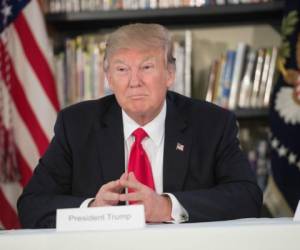 Hace unos días Trump presentó frente al Congreso su plan general de nación. Foto: AFP