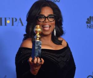 Actriz, productora y presentadora de televisión estadounidense, Winfrey reiteró públicamente su apoyo al movimiento #MeToo (Yo también) que sacudió los cimientos de Hollywood. Foto: AFP
