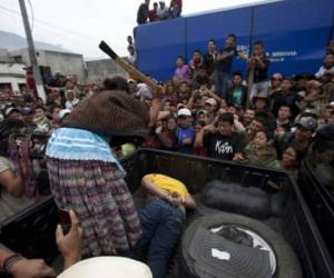 Los linchamientos se han vuelto frecuentes en Guatemala ante la desconfianza de los pobladores en los cuerpos de seguridad y justicia. foto Cortesía