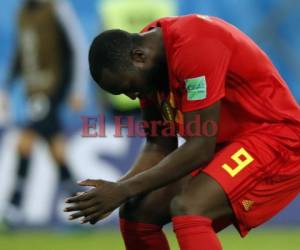 Romelu Lukaku no pudo marcar ante los galos este martes en las semifinales del Mundial de Rusia 2018. Foto:AFP