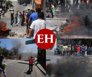 Las finanzas de conductores de taxis y rapiditos protagonizaron este 25 de marzo una nueva jornada de protestas, argumentando que no tienen dinero para comer debido a la paralización por el coronavirus. Los conductores exigieron el 'saco solidario'. Foto: David Romero/EL HERALDO.