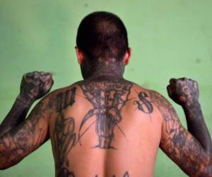 Las pandillas en El Salvador tienen unos 70,000 miembros, según estimaciones de autoridades. Foto: Agencia AFP.